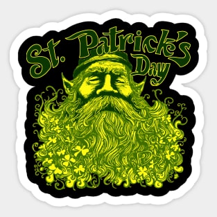 leprechaun st paddy Sticker